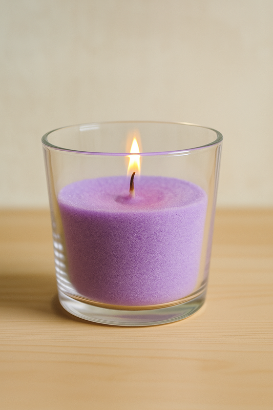 Sandwachskerze Lavendel